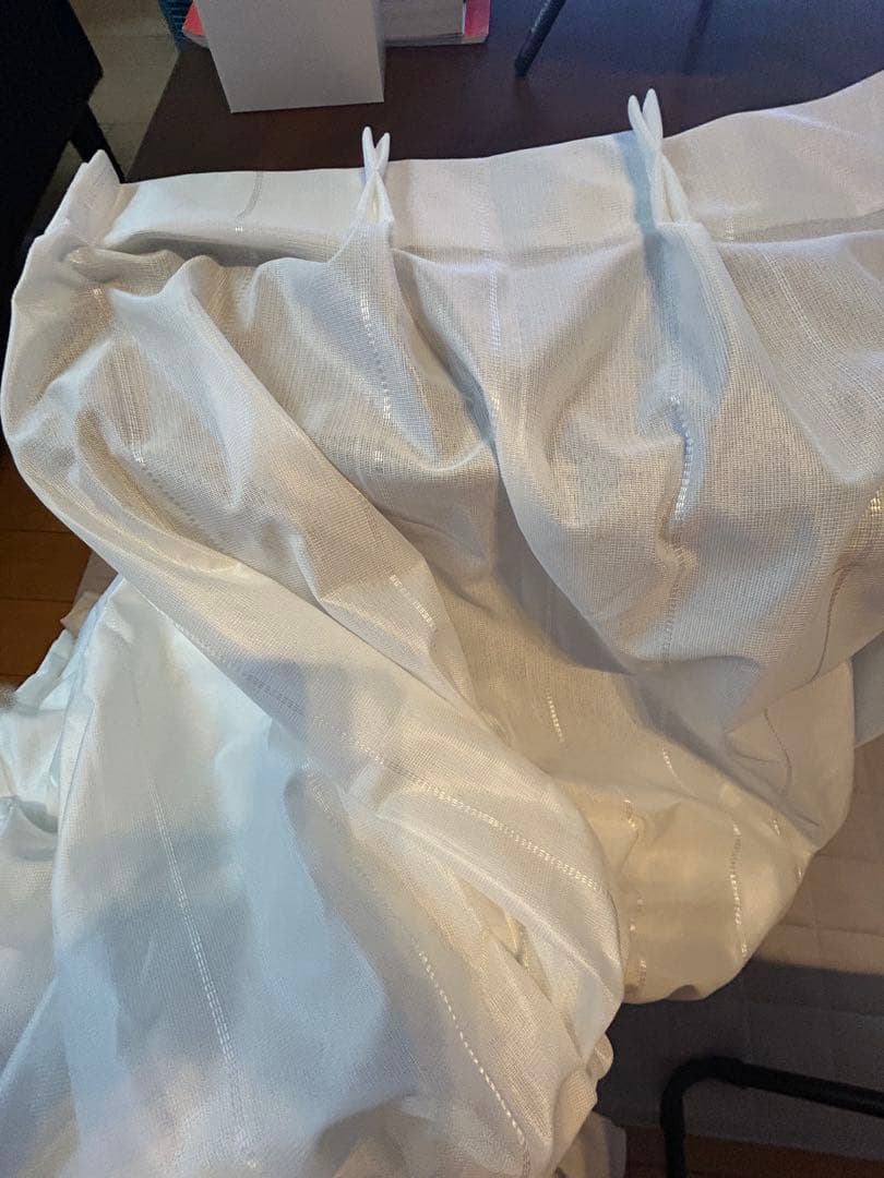 ニトリ　レースカーテン 幅240×丈230 2枚