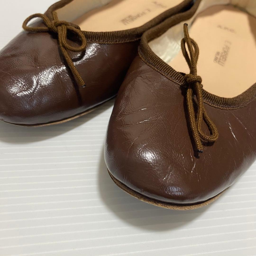 美品　A.P.C. 別注 Porselli ポルセリ バレエシューズ　37