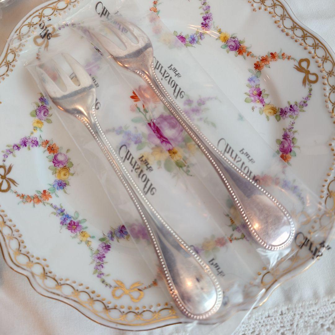 Christofle フォーク 2本セット　新品未開封品