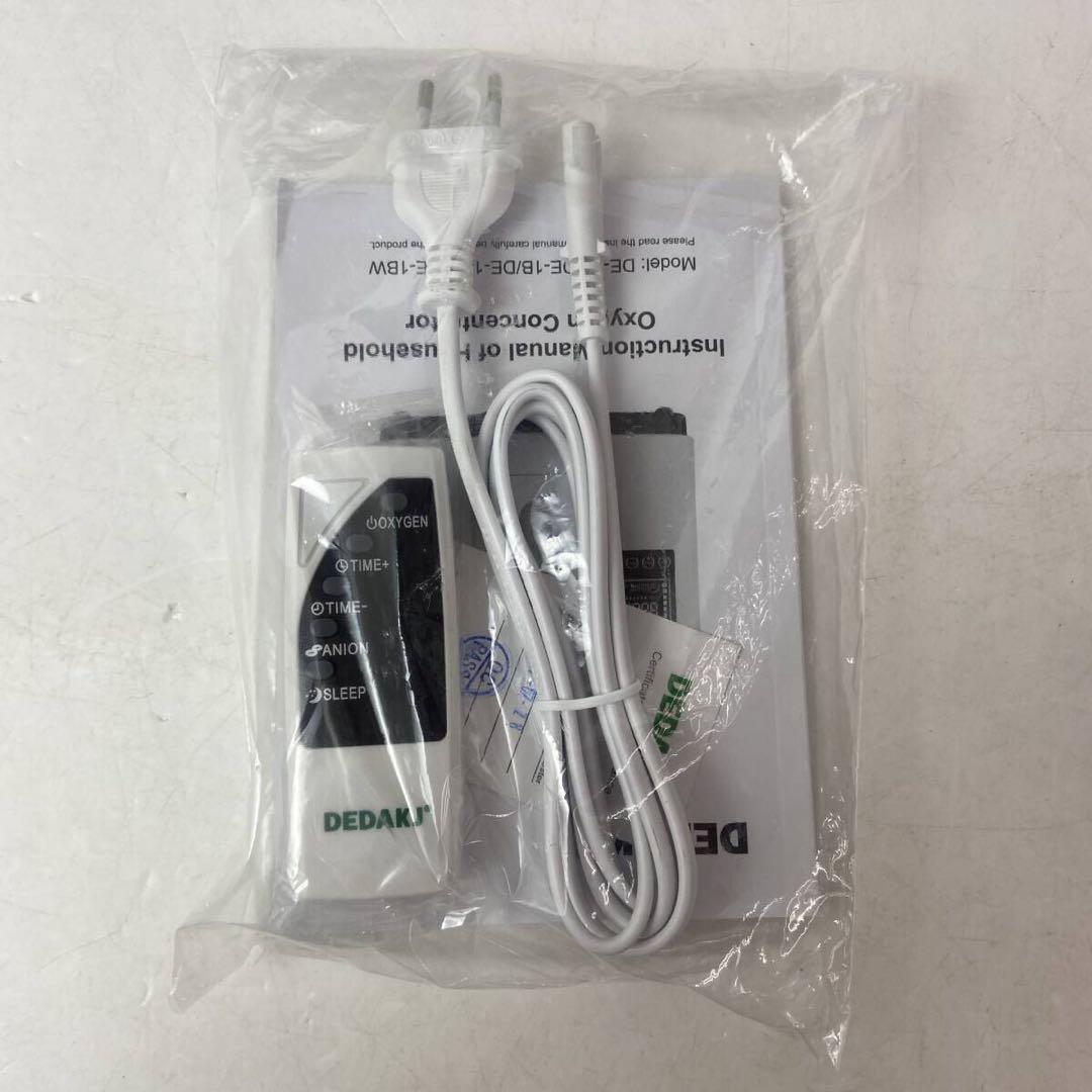 新品 DEDAKJ 酸素供給器 DE-1A 酸素缶3本付 酸素発生器 酸素濃縮器