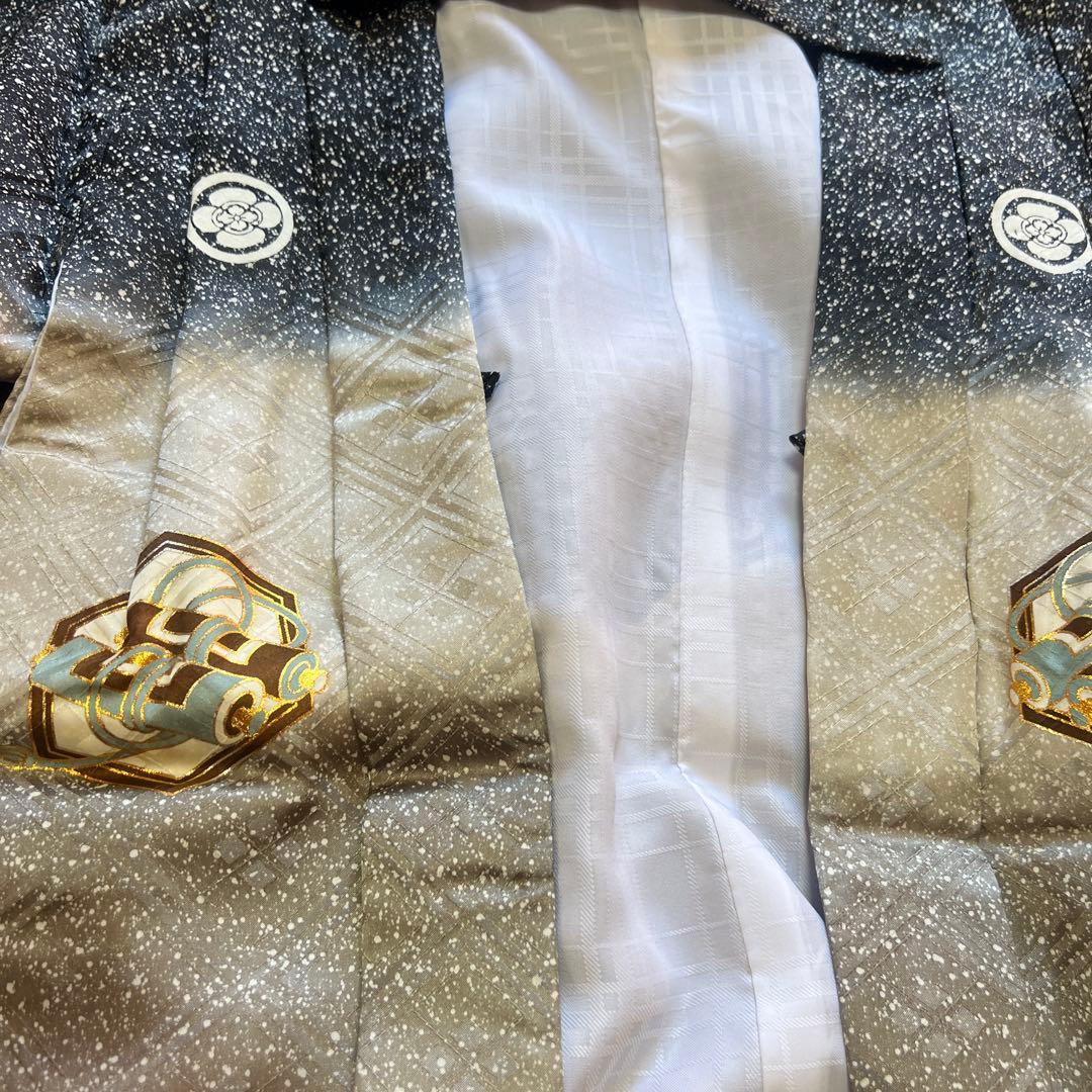 七五三　５歳男の子　着物　羽織り袴セット　美品