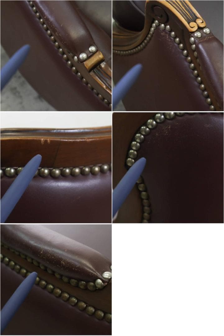 4点同時購入 にゃんコロ様 カリモク最高峰ドマーニ ルイ15世 1人掛けソファ2