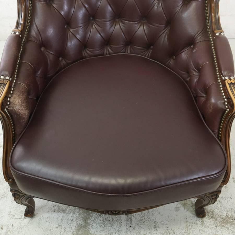 4点同時購入 にゃんコロ様 カリモク最高峰ドマーニ ルイ15世 1人掛けソファ2