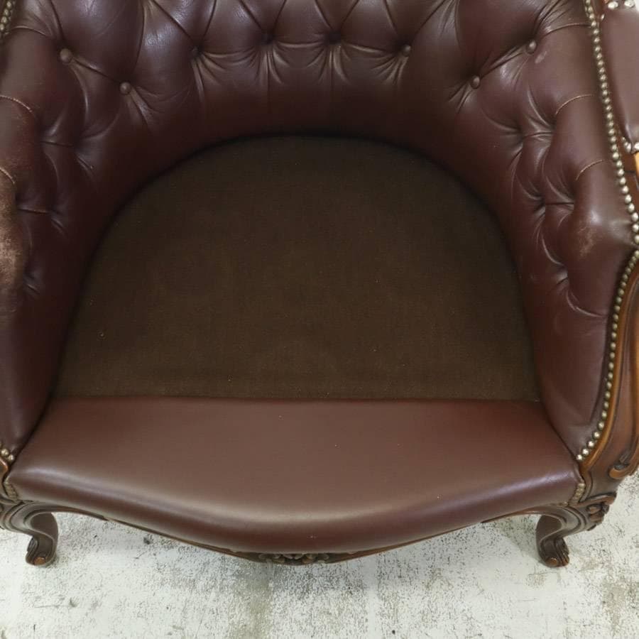 4点同時購入 にゃんコロ様 カリモク最高峰ドマーニ ルイ15世 1人掛けソファ2