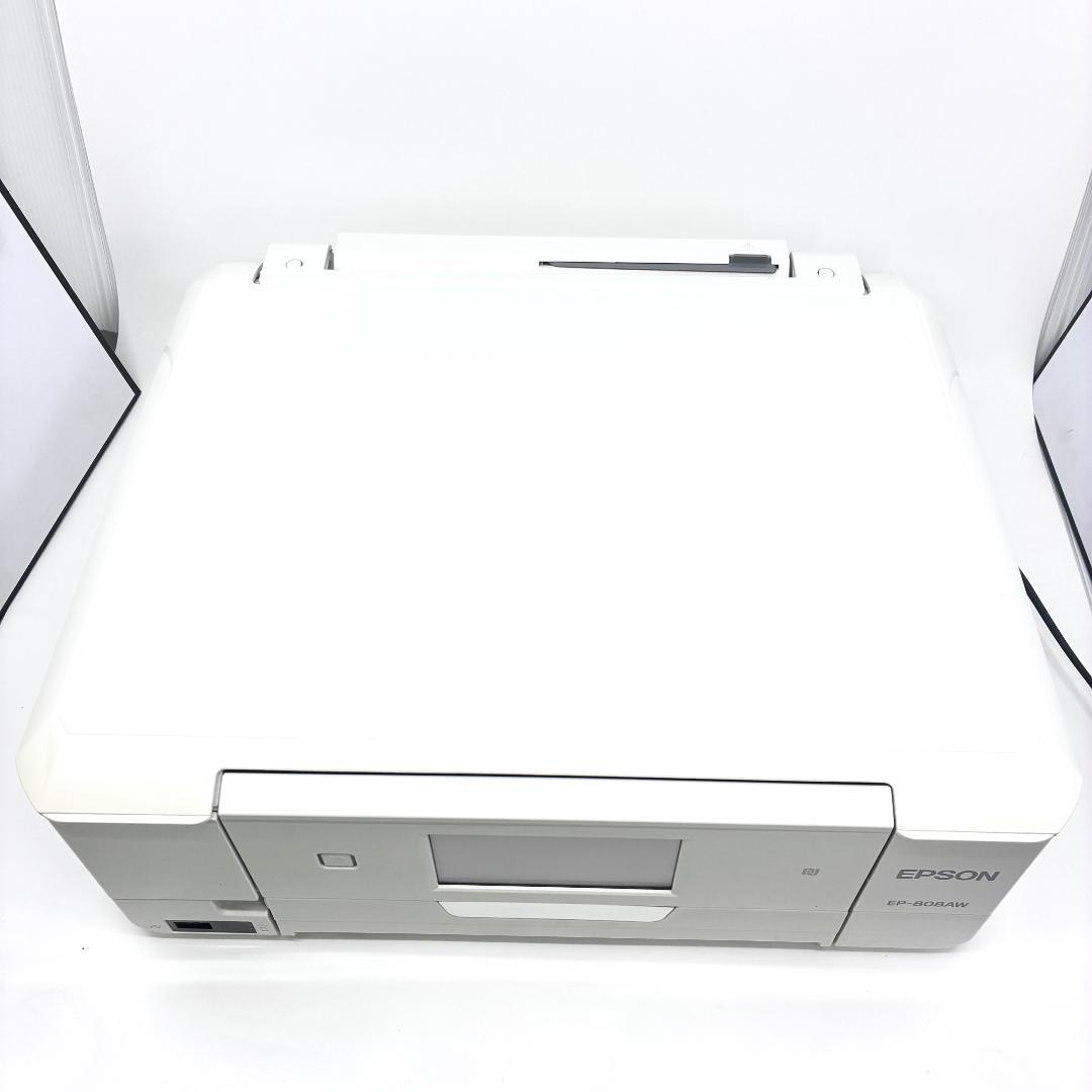 EPSON EP-808AW インクジェットプリンター+純正インク6本 ジャンク