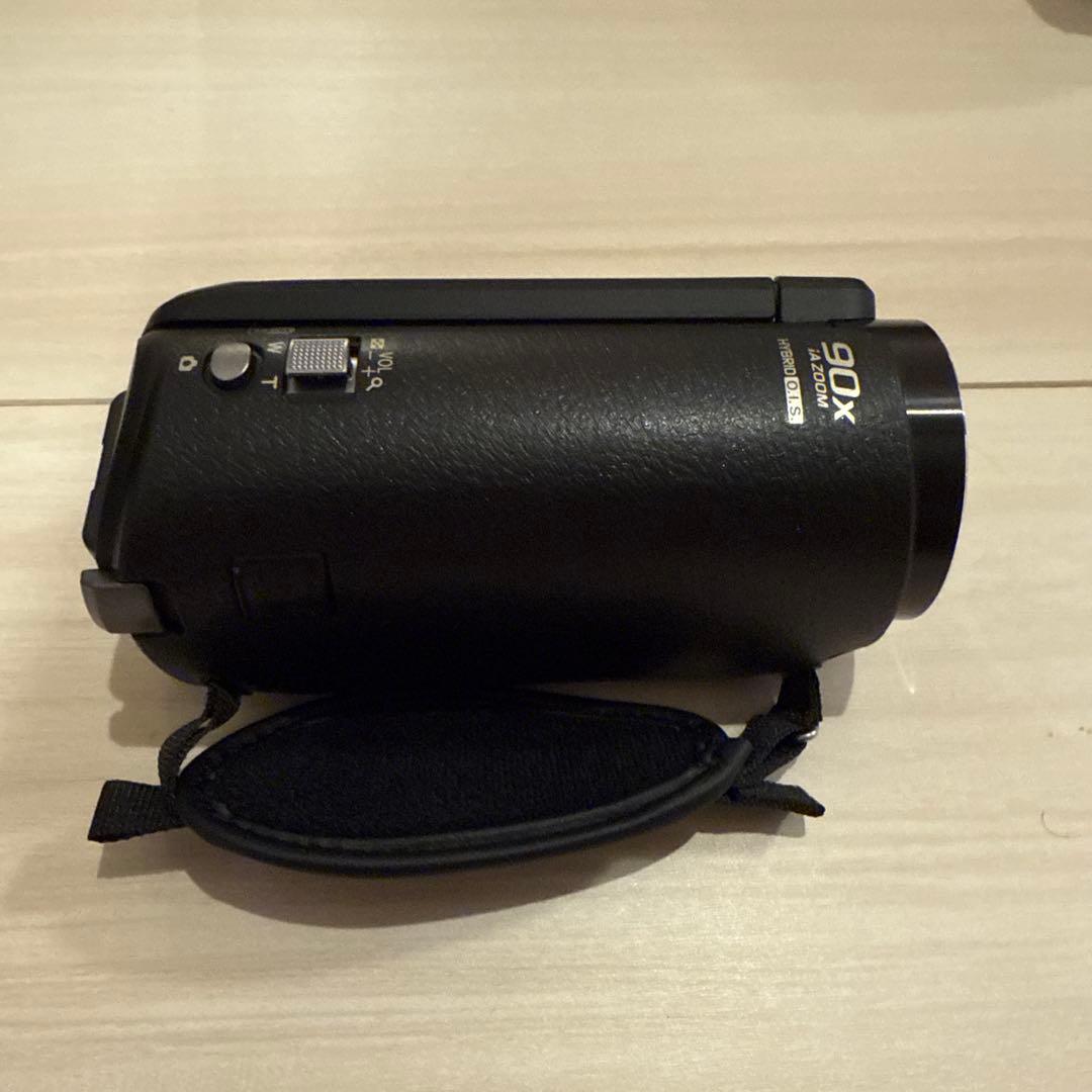 Panasonic HC-V495M ビデオカメラ 本体・スタンド・ケース付き