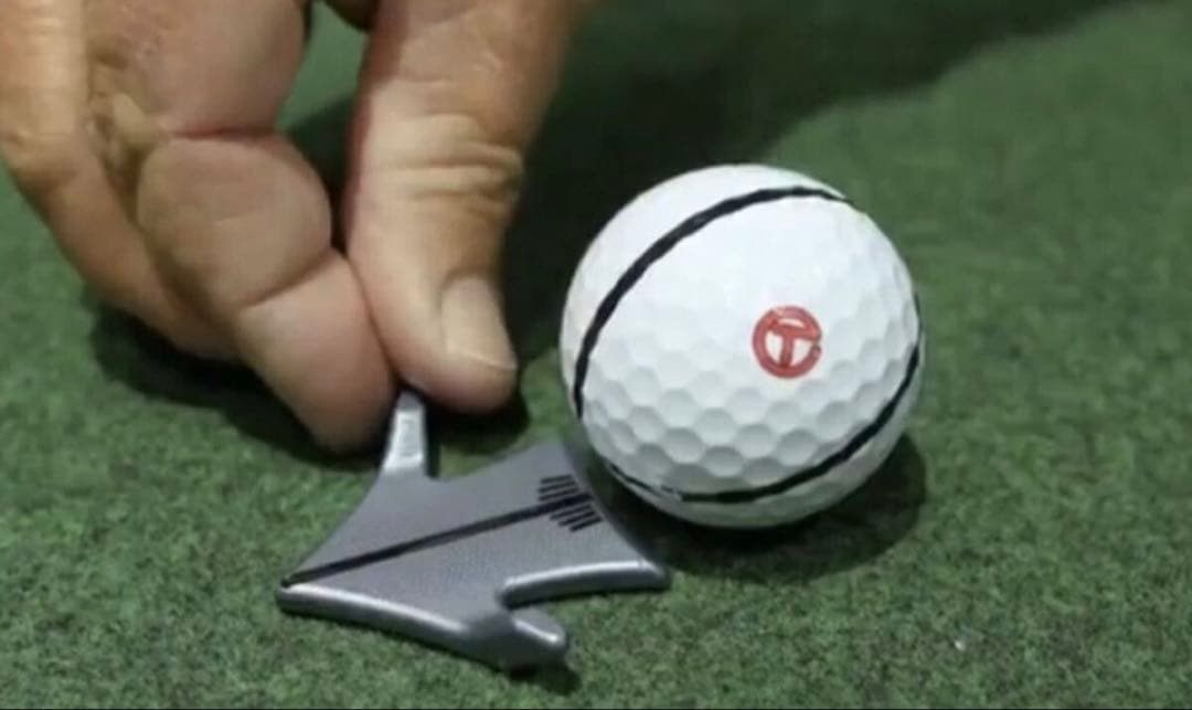 Scotty Cameron★エアロアライメントツールメタル製ボールマーカー緑色