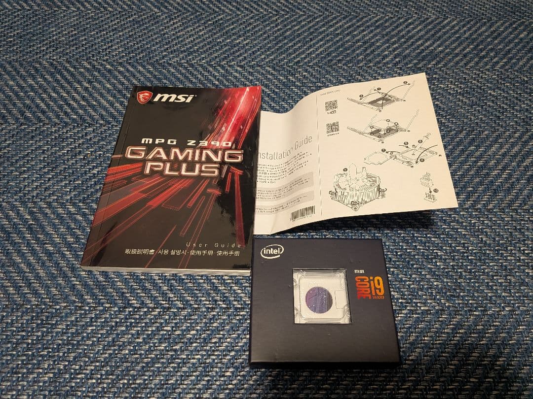 MSI MPG Z390 GAMING PLUS マザーボード+i9 9900k