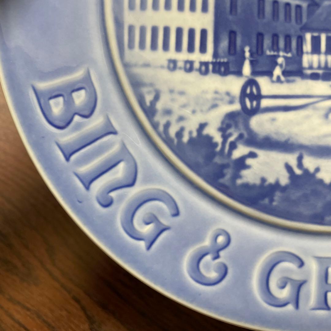 １２５周年記念・１９７８年・２３cm・陶器製レリーフ・Ｂ＆Ｇ. Co・