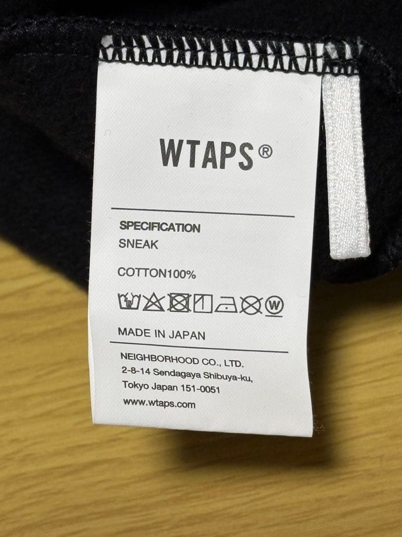 WTAPS BRICK SWEATER COTTON 中古品　ブラック　Ｌ