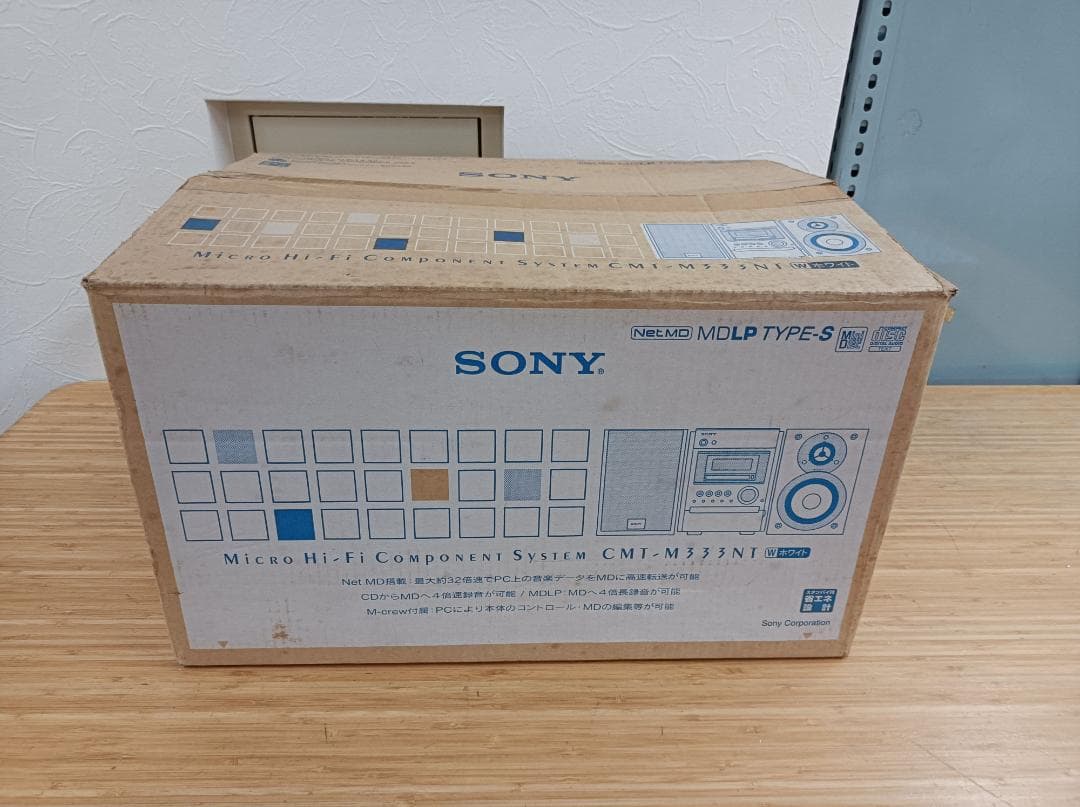 都《MEXEK》ミニコンポ　CD/MD/カセットデッキ　CMT-M333NT