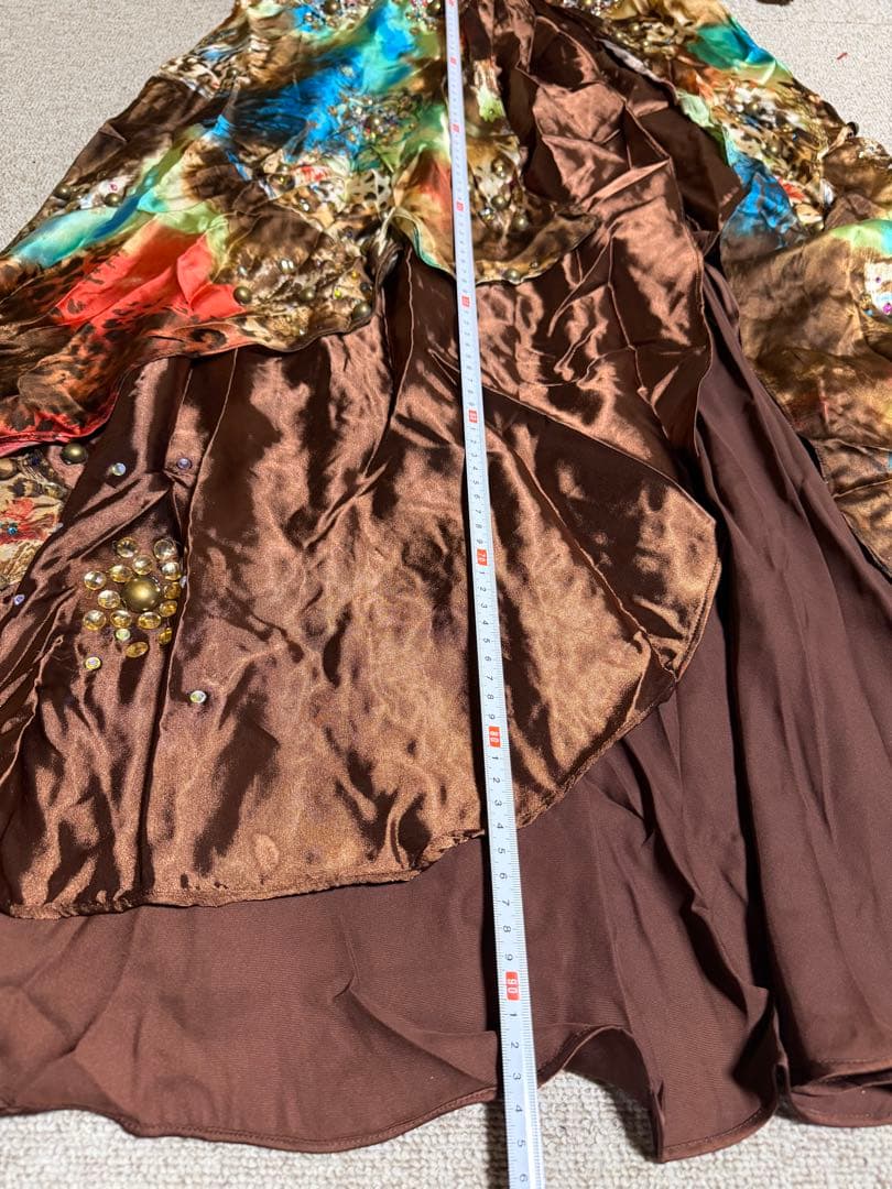 ベリーダンス セットアップ ブラウン マルチカラーEgypt set up