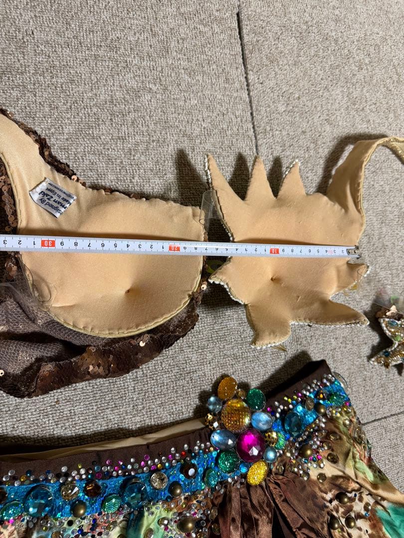 ベリーダンス セットアップ ブラウン マルチカラーEgypt set up