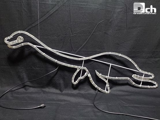 エラスモサウルス 恐竜 イルミネーション モチーフ ライト 屋外使用可能