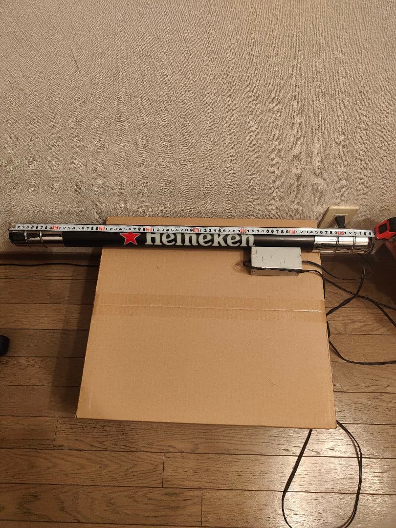 希少 ハイネケン インテリア照明 円柱形（横置き）