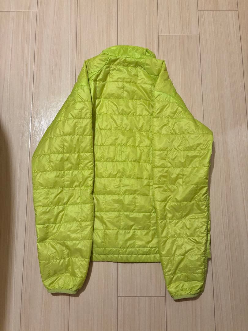 パタゴニア ナノパフジャケット プリマロフト ライトグリーン メンズMサイズ