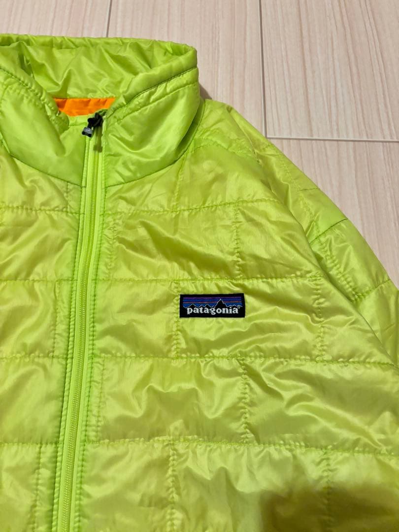 パタゴニア ナノパフジャケット プリマロフト ライトグリーン メンズMサイズ