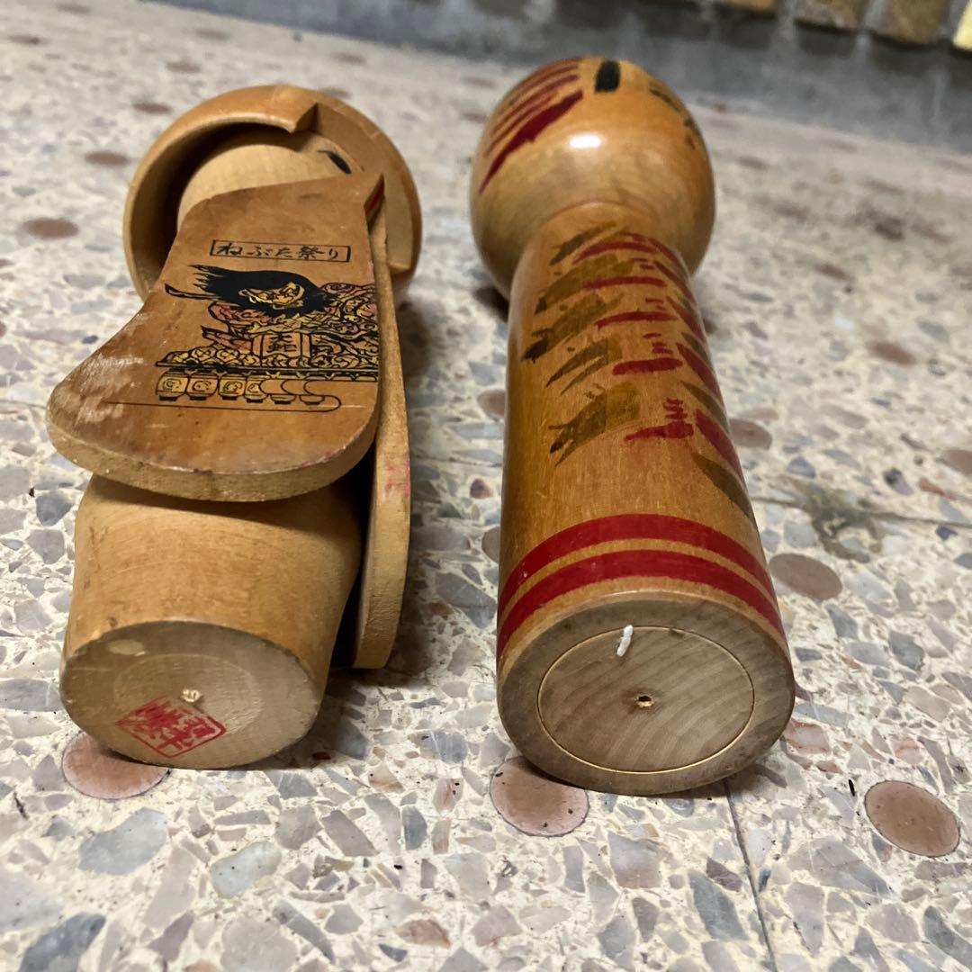 D-3 伝統こけし 11体 まとめ売り 作家銘あり 郷土玩具 民芸品 置物 鑑賞