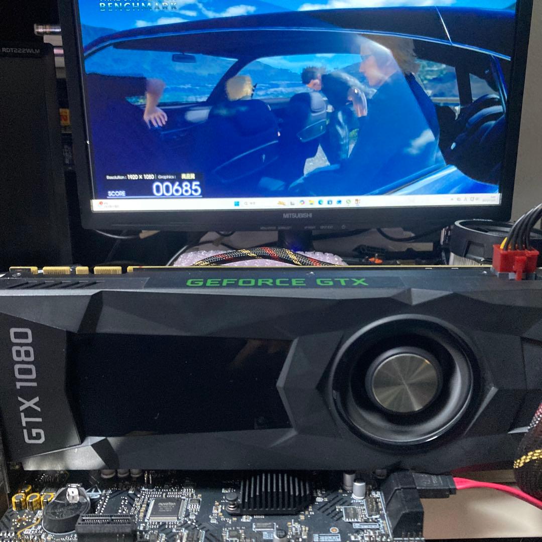 【動作品・電源8ピン1本 】GTX1080 8GB