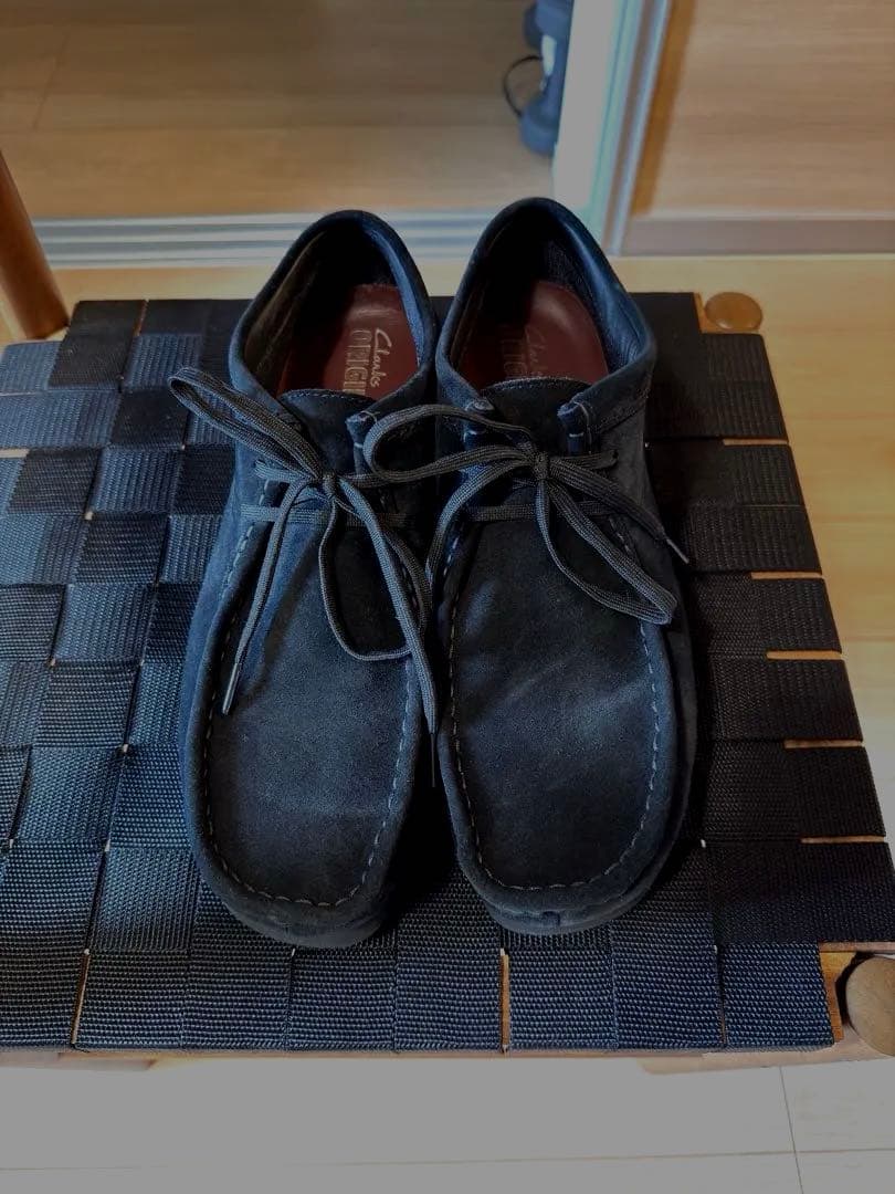 CLARKS ワラビー ゴアテックス BLACK 27cm