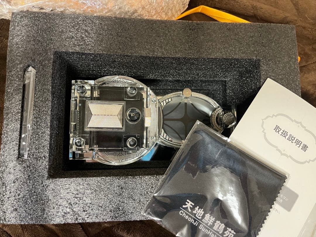 統一教会 天地鮮鶴苑 3DクリスタルアートLEDライトアップ置物