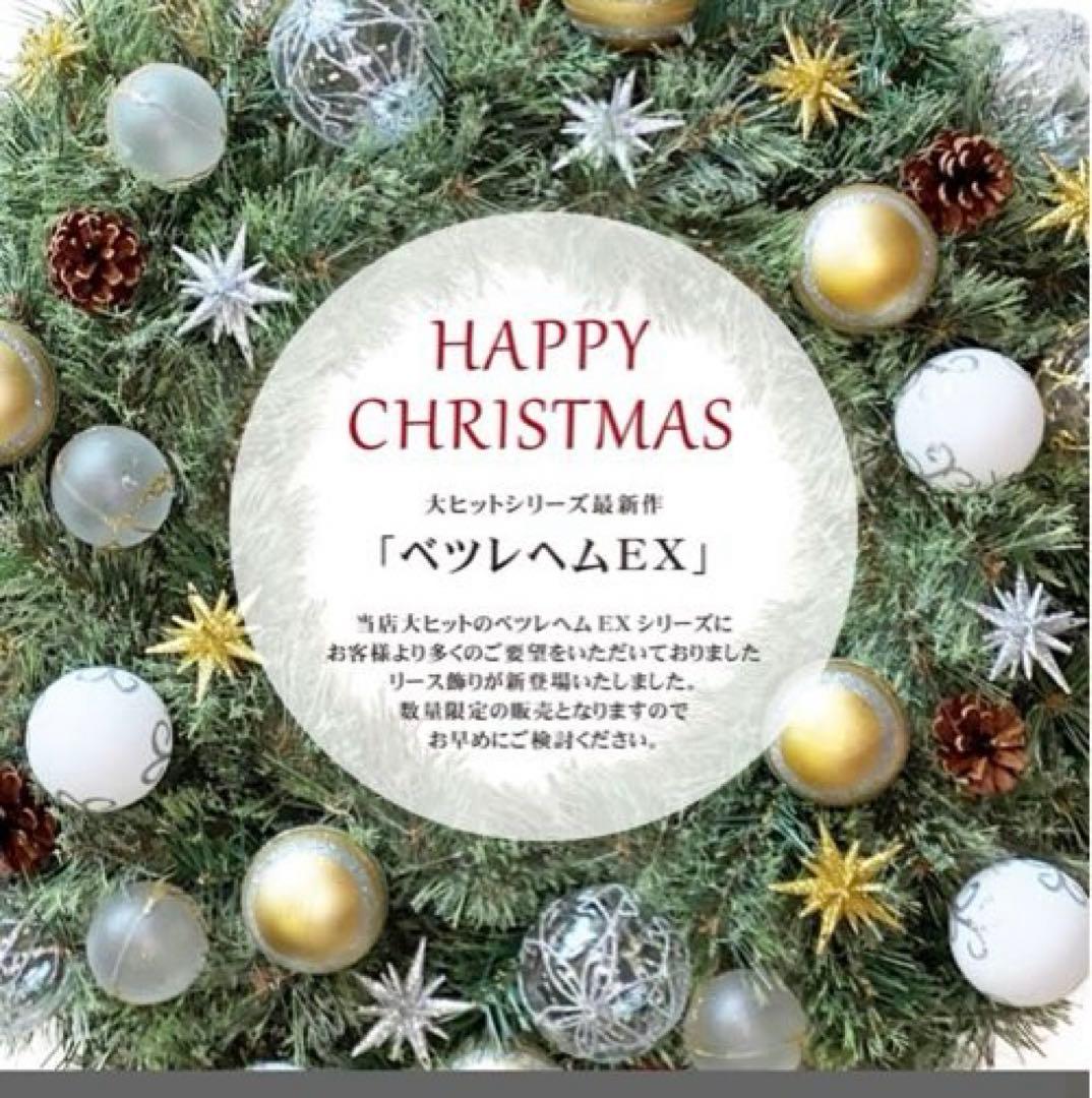 美品⭐︎クリスマスリース60cm ⭐︎大きめ