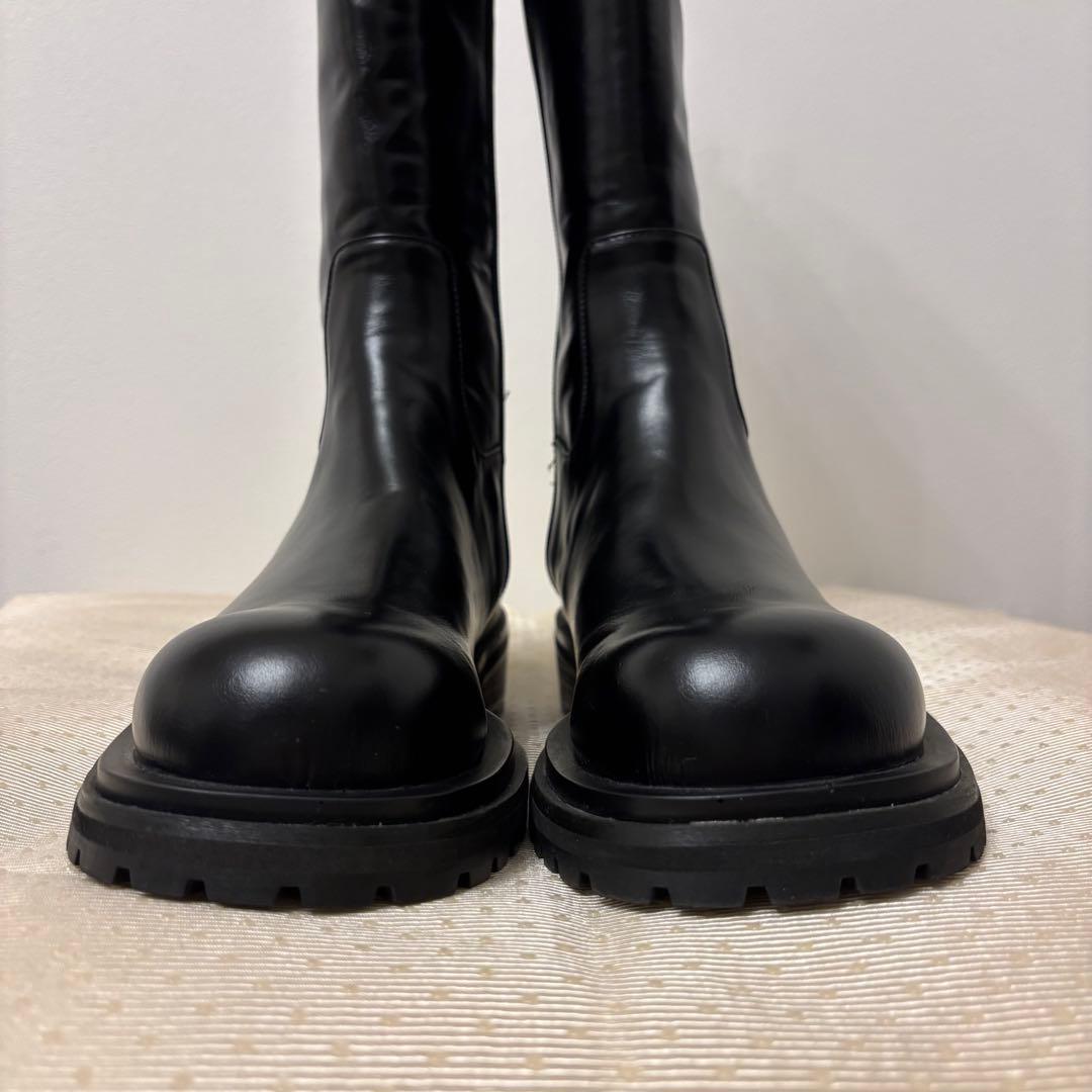 未使用級✨THE glow CANAL JEAN☆ロングブーツ 黒24.5cm