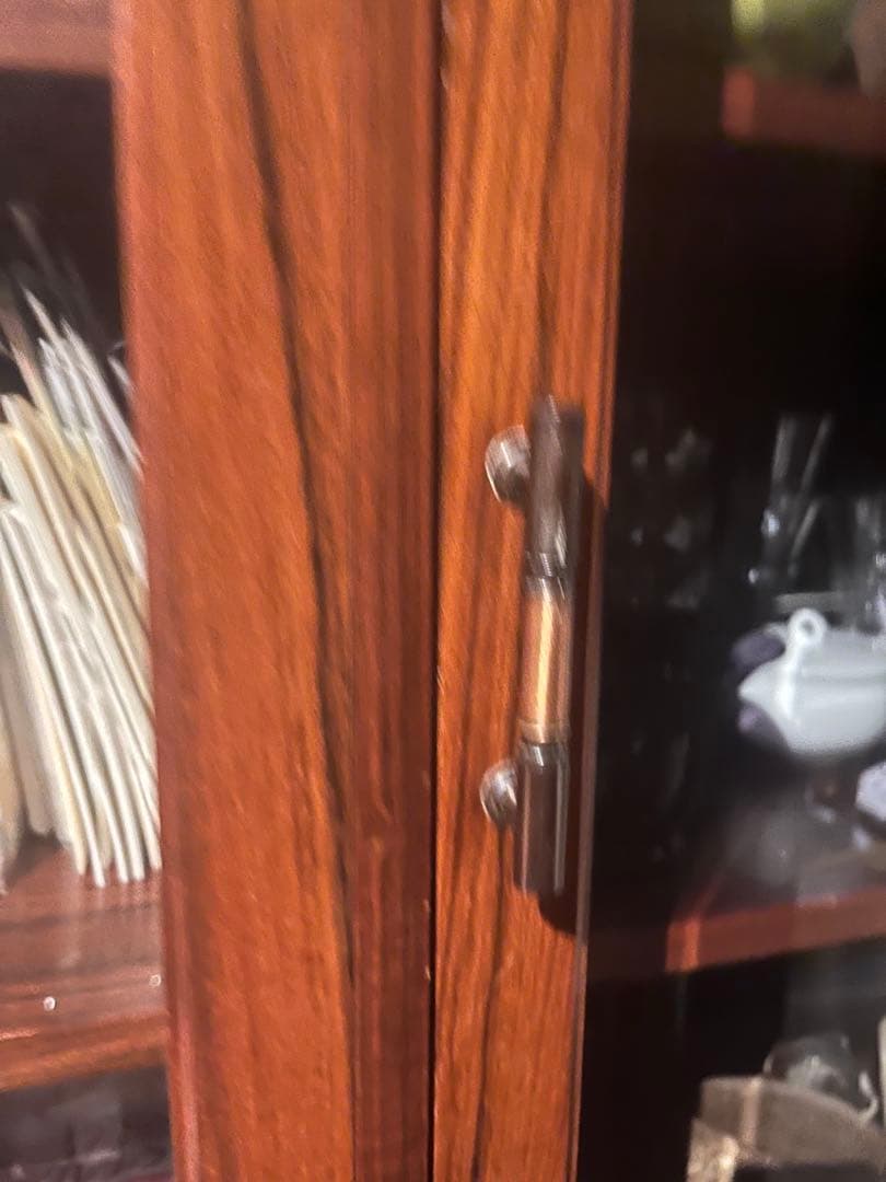 ローズウッドキャビネット棚