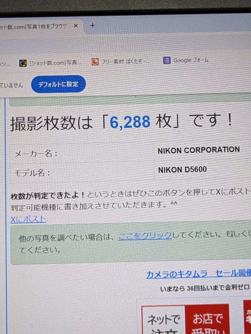 ☘️ショット数少なめ⭐美品☘️Nikon D5600 ダブルズームキット