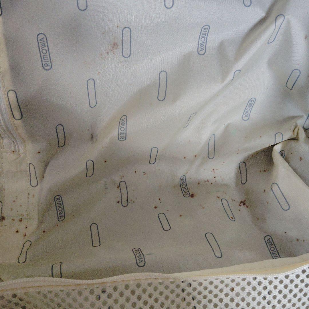 RIMOWAサルサエアー91リットル　ネイビー廃盤品　シール、ベルト付き