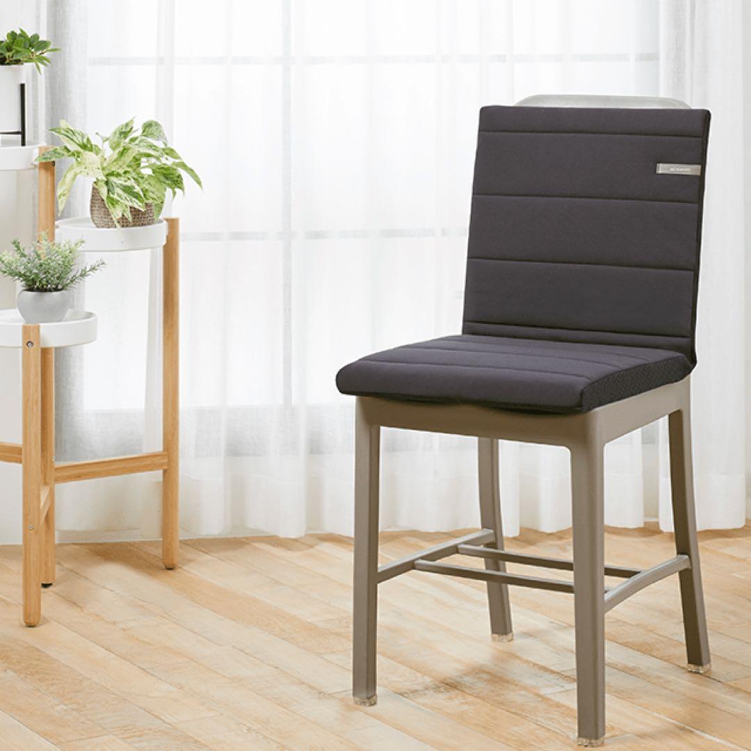 【エアウィーヴ】airweave 椅子用クッション ダークグレー