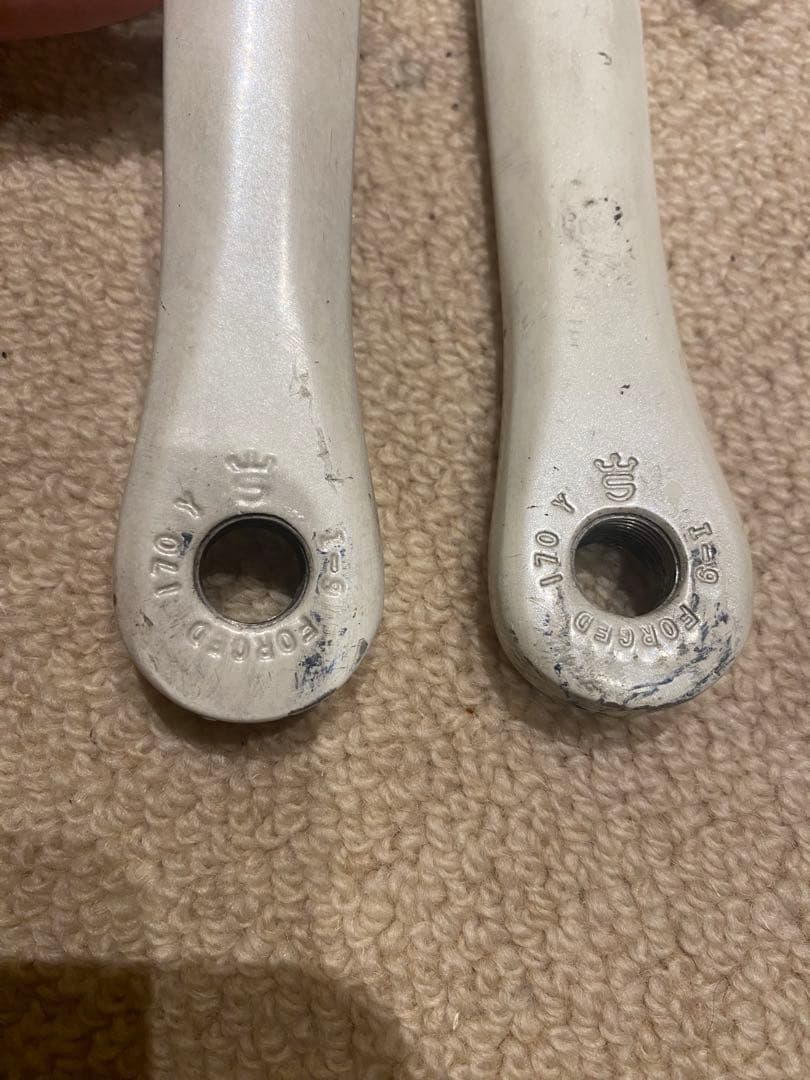 【170mm】スギノメッセンジャー ピスト 競輪 シングルスピード ブルーラグ