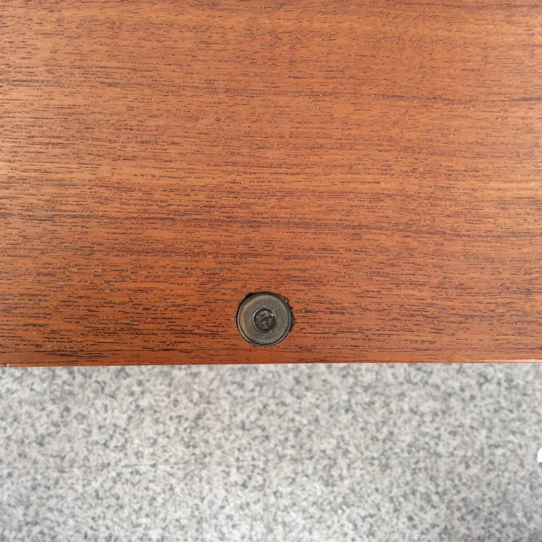 ライティングビューロー W90 マグネット式扉 引出し２ヵ所 ブラウン系