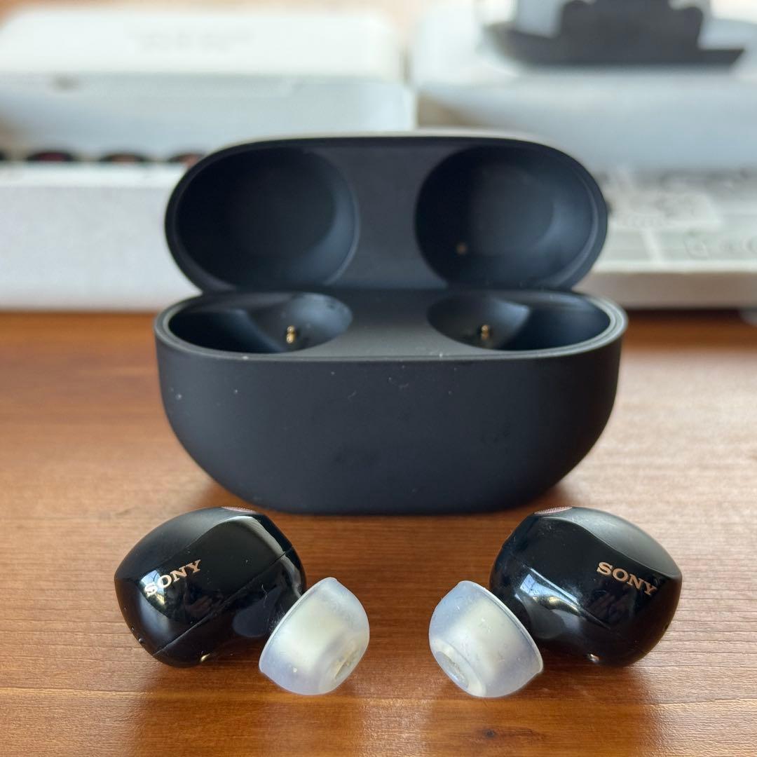 SONY WF-1000XM5 ワイヤレスイヤホン Spigenケース付