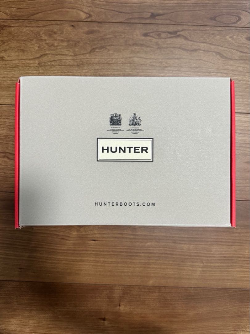 【極美品】Hunter レイン　ローファー　完全防水　付属品完備　23cm