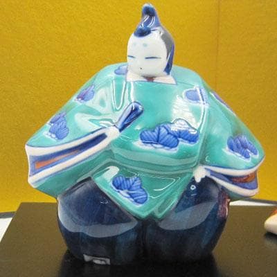 【お値下げ】鍋島焼　源氏雛　畑萬陶苑　雛人形　磁器人形　人形　レトロ　お雛様