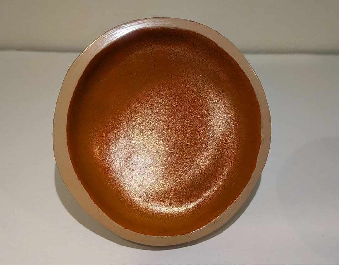 二代『川瀬表完』乾漆　提灯香合　茶道具　共箱　蝶　家紋