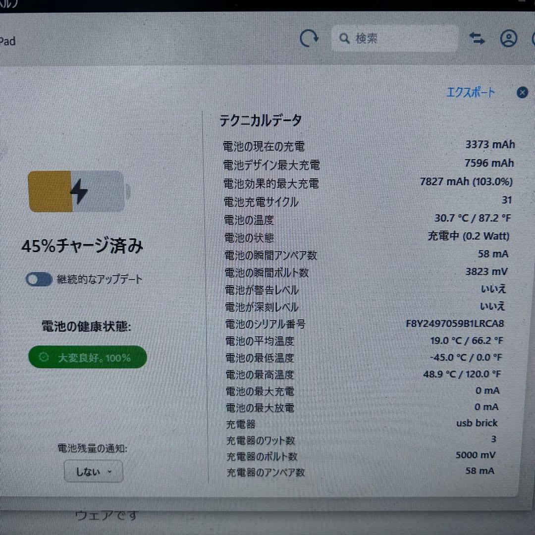 5059 【新品同様北米使用】iPad Pro 第4世代 Wi-Fi 128GB