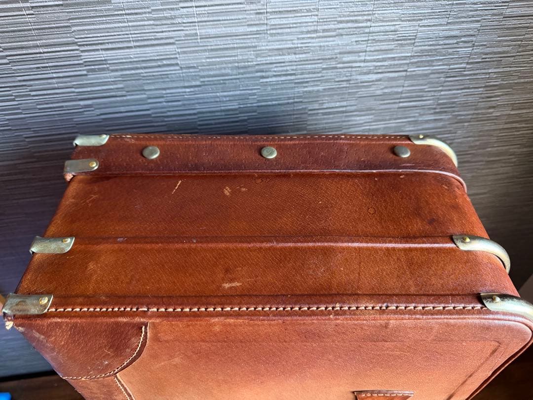 JUNK★アンティーク★トランク 本革 レザー ヴィンテージ アタッシュケース