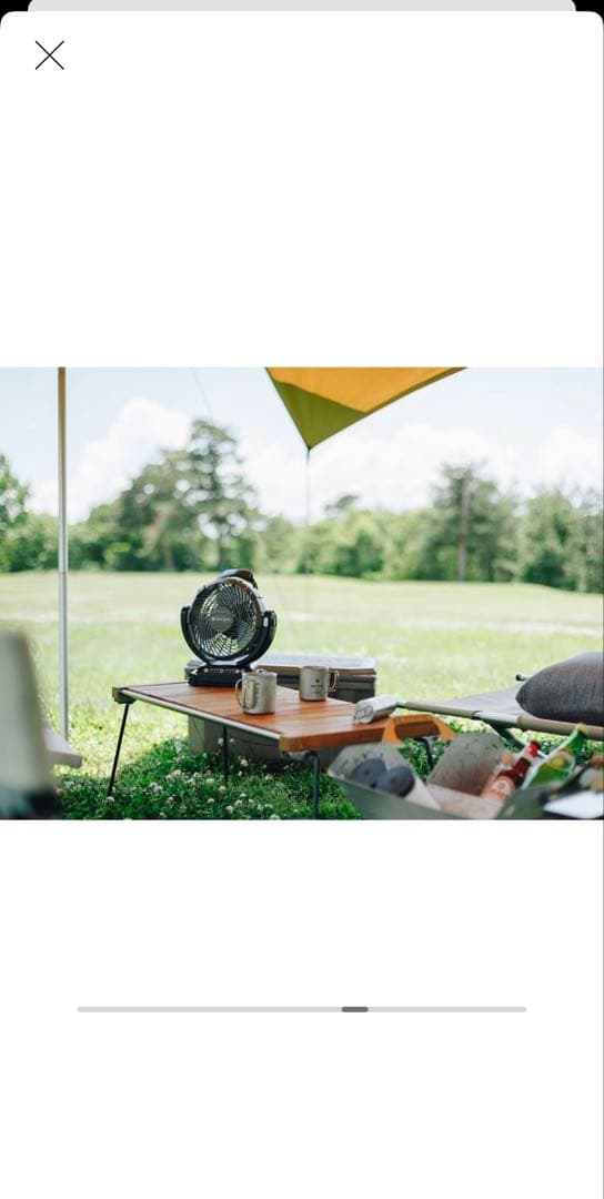 美品 peak スノーピーク　フィールドファン