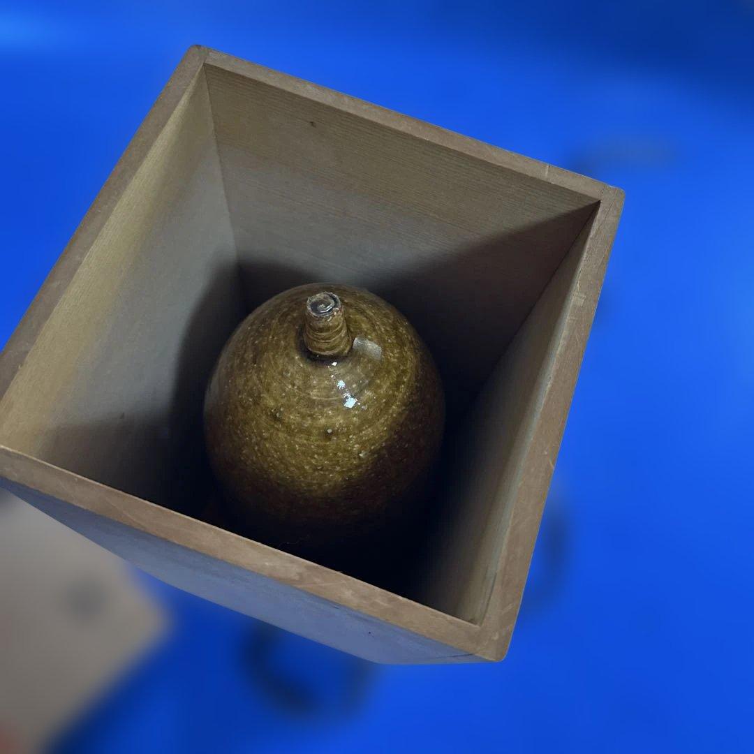 濱中月村　陶器作品 木箱付き