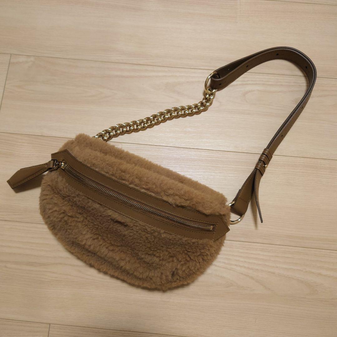 ＊ご予約品＊ Max Mara　テディベア　ボディバッグ　キャメル