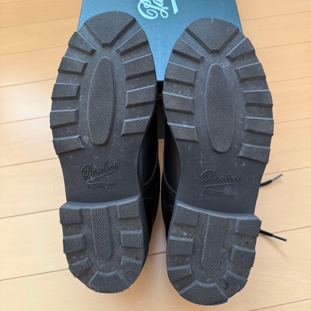 シューツリー付 美品 パラブーツ Paraboot モカシン ティエール UK5