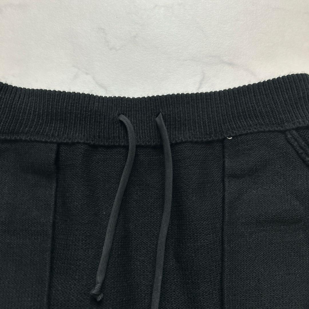 新品LLフィラFILA セーター スカート ゴルフセットアップ 2way 黒白