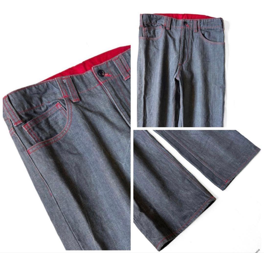 Z*G様 07SS ISSEY MIYAKE レッドシーム ウォッシュドデニム