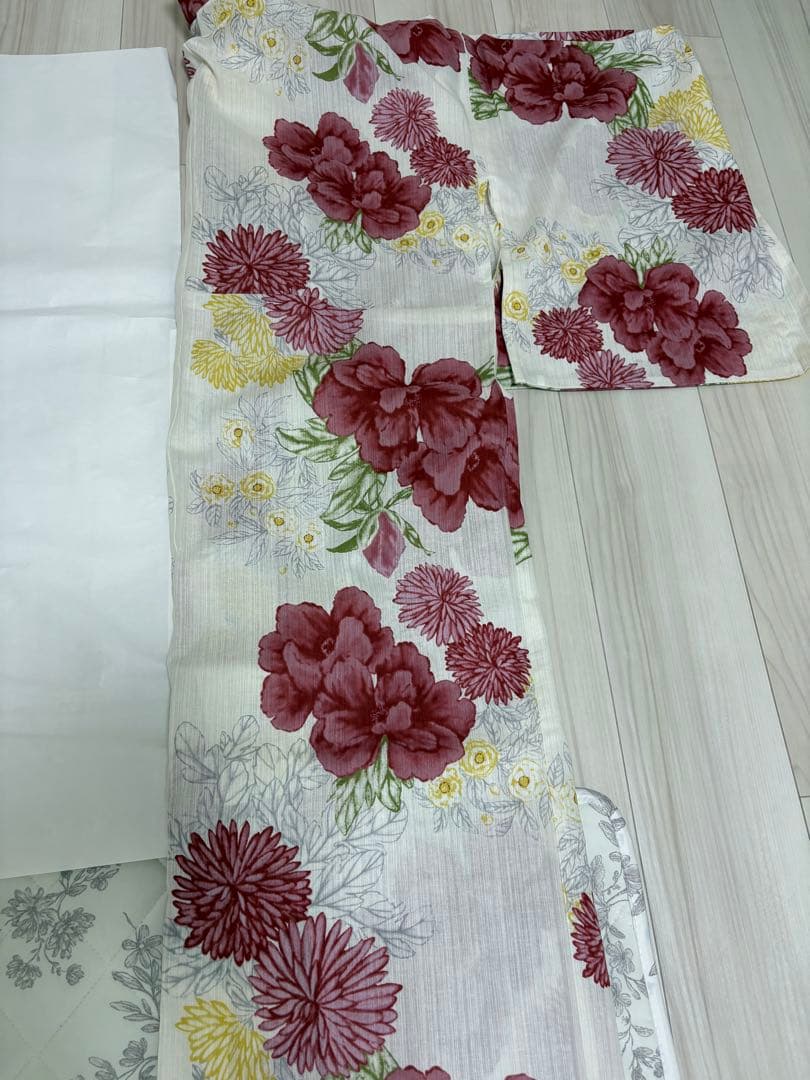 【おまけ付き】浴衣 Dita 大正ロマン牡丹寄せ