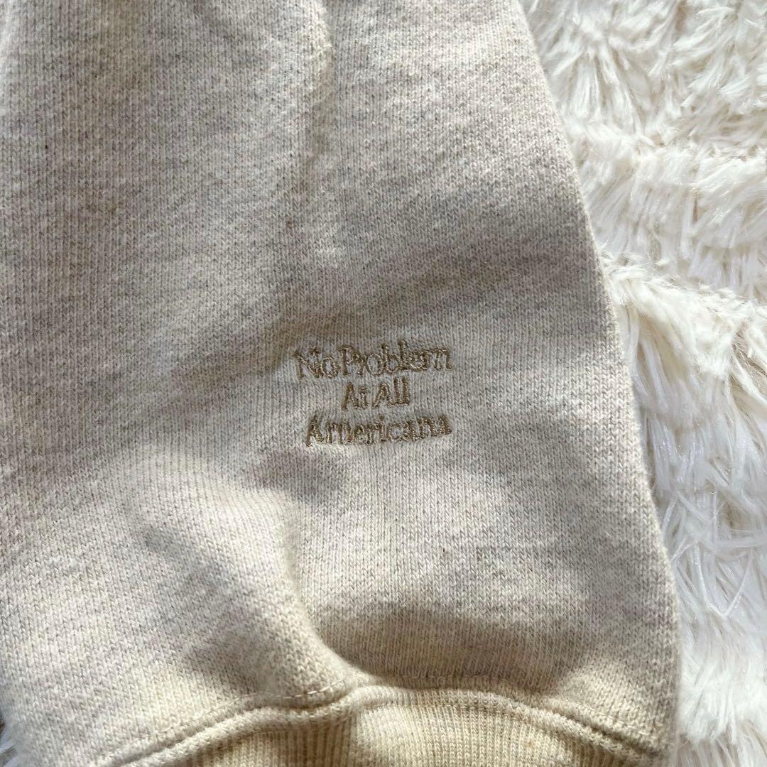 大人気✨Americana Aロゴ スウェット　トレーナー　オートミール　綿　M