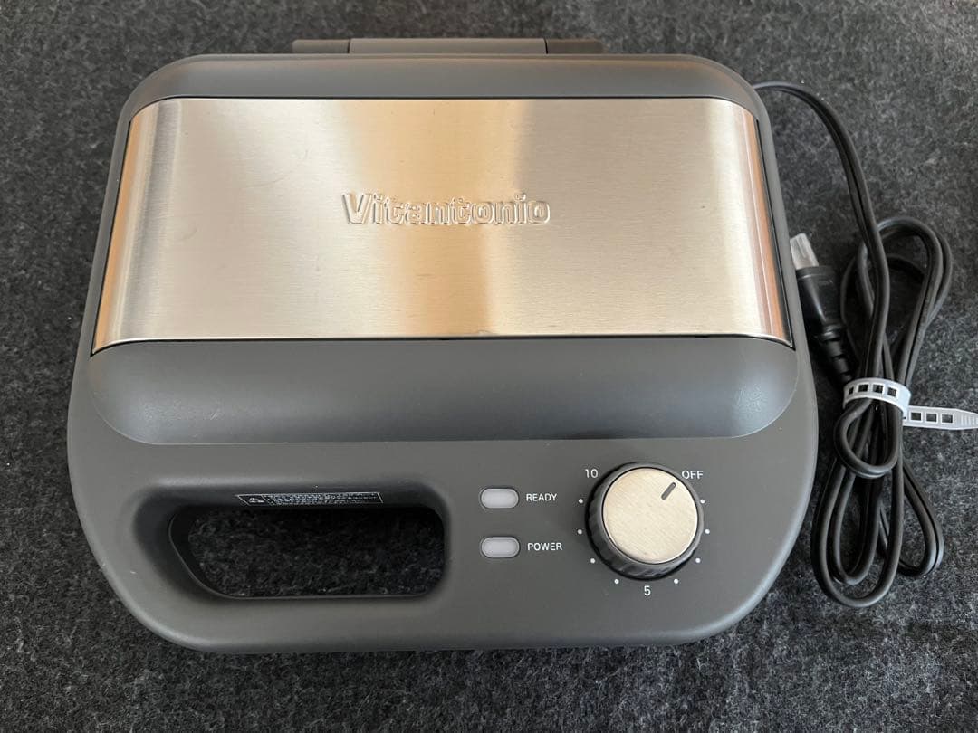 Vitantonio VWH-600 ワッフル・ホットサンドメーカー ブラック