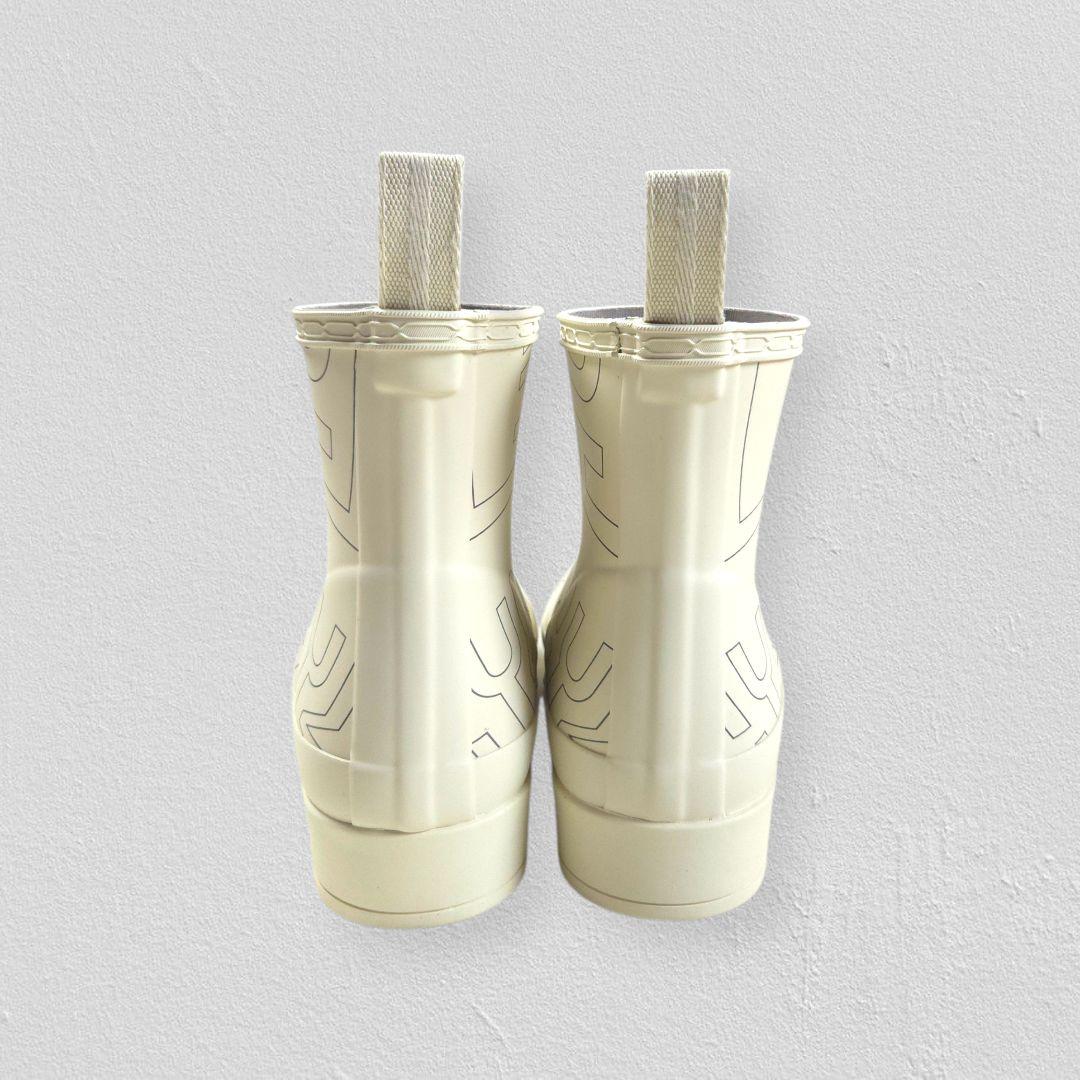 靴 HUNTER Logo Print Short Rain Boots 23cm