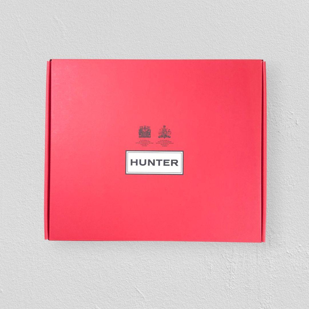 靴 HUNTER Logo Print Short Rain Boots 23cm